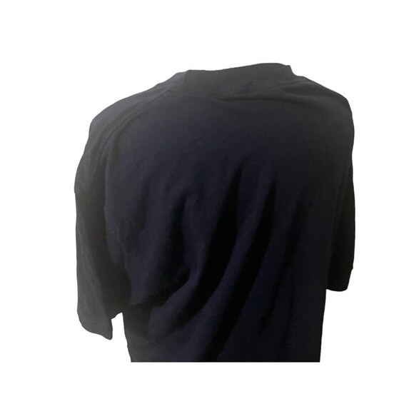 VINTAGE Disney Eeyore & Tigger Embroidered Pocket T-Shirt SZ Large Blue Adult - Picture 7 of 16